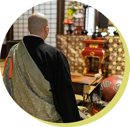 僧侶 読経 仏式供養 人形供養儀式 法要風景
